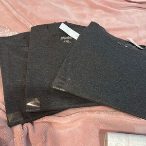 3 NWT T-shirts FINL365 Sz L Dark Heather Gray Men’s Finish Line Athletics Z49